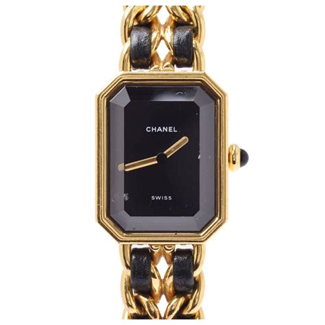 chanel watch black leather|types of chanel leather.